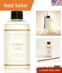 Perfect Gift! Cashmere Vanilla Reed Diffuser Refill 6.7OZ With 8 Sticks. Fixed Price $26.99.