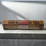 Incense Wooden Gift Box Myrrh 20 Sticks Cones Coffin Present Flora. Fixed Price $12.00.