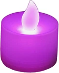 Lumabase Battery Operated Tea Light Candles, Purple - Set Of 12. Fixed Price $38.95.