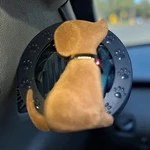 Bath & Body Works Flocked Tan Dog Scentportable Car Fragrance Vent Visor Clip. Fixed Price $16.98.