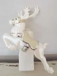 Bath & Body Works White Glitter Christmas Reindeer Wallflower Plug-in. Fixed Price $9.99.