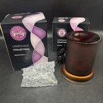 Scentsy Lampshade Collection Autumn Glow Glass Full Sz. Broad Base Fall Warmer. Fixed Price $34.99.