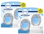 Febreze Bathroom Air Freshener, Odor-fighting, Linen & Sky Scent, 4 Count. Fixed Price $9.98.