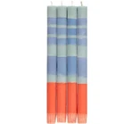 British Colour Standard, Dinner Candle Pack Of 4 Striped 10"H Hand-poured Wax.... Fixed Price $42.00.