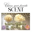 New Scentsy Fragrance Flower- See Drop Down Box For Free Shipping!. Fixed Price $23.00.