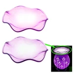 Replacement Glass 2 Pack Dish Electric Lamps Oil Tart Warmers Aromatherapy Round. Fixed Price $12.99.