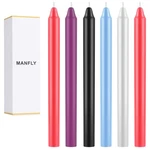 Manfly Low Temperature Candles, Soy Wax Scented Candle, Couple 6 Pcs, Black. Fixed Price $14.76.