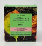 Lot Of 2 Bath & Body Works Leaves Wallflower Fragrance Refill Bulb Plug In Scent. Fixed Price $12.99.