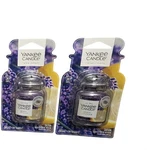 2 Yankee Candle Lemon Lavender Hanging Ultimate Car Jar Air Freshener Closet. Fixed Price $15.00.