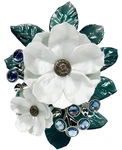 Rare New Magnolia Gems Wallflower Plug In White Bath & Body Works Unlit. Fixed Price $49.11.