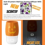 Scentsy Wall Fan Diffuser Jack Lantern New Pods Air Freshener Halloween. Fixed Price $45.99.
