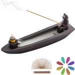 Changwanna Frog Incense Holder Waterfall - Ceramic Cone Backflow Burner. Fixed Price $29.53.