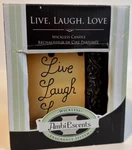 Ambi Escents Live Laugh Love Wickless Candle Light & 12 Vanilla Bean Cubes.. Fixed Price $22.49.