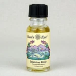 Sun's Eye Jasmine Rose Herbal Fragrance Oil - 1/2 Ounce Bottle. Fixed Price $13.99.