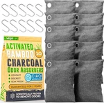 Activated Charcoal Absorber Bags Bamboo Air Purifier Deodorizer 10 Pack. Fixed Price $40.99.