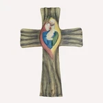 Handcrafted Resin Holy Family Cross Wall Hanging 9"X 6.5" By Tii Collections. Fixed Price $33.39.