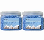 Clear Air Odor Eliminator Gel Beads 24OZ, Fresh Linen Scent, Essential Oils. Fixed Price $18.99.