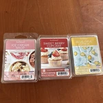 Scentsationals Scented Wax Melt Cubes : Assorted Scents/colors Lot Of 3 2.5 Oz. Fixed Price $17.88.
