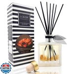 Lovspa Reed Diffuser Set, Black Amber Scented Oil With Sticks, Home. Fixed Price $27.99.