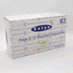 Satya Incense Sticks Assorted Fragrances Pack Of 12 Set #3. Fixed Price $12.99.