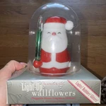 Slatkin & Co. Light-up Wallflower Santa Claus Fragrance Bulb Defuser Red Green. Fixed Price $14.99.