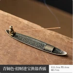 Censer Holder For Incense Sticks Boat Men Fishing Home Decor Accessories. Fixed Price $11.99.
