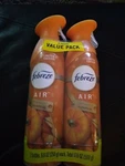 Febreze Fall Pumpkin Scented Air Freshener 2 Pack. Fixed Price $16.99.