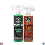 New & Leather Scent Air Freshener Combo Pack For Cars, Trucks, Suvs, 16OZ. Fixed Price $45.87.