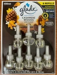Glade Plugins 8 Scented Oil Refills Cashmere Woods Johnson. Fixed Price $27.99.