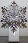 Bath & Body Works Wallflowers Night Light Plug Used Silver Snowflake Winter. Fixed Price $31.95.