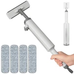 Portable Self-squeeze Mini Mop, Short Rotatable Hand Wash-free Flat M.... Fixed Price $22.17.