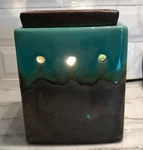 Scentsy Elemental Green Brown Full Size Warmer Euc Model 19341 Tested Works. Fixed Price $19.96.