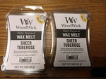 Yankee Candle Woodwick Sheer Tuberose Fragrance Wax Warmer Melts 2 Pack. Fixed Price $9.99.